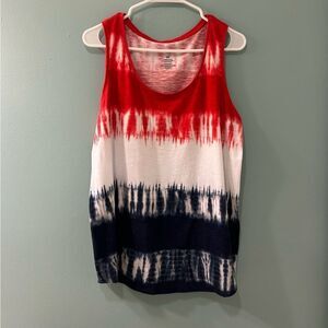 PREOWNED … Sonoma “Red, White, and Blue” Sleeveless Top